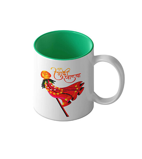 Gudipadwa Printed Mug Marathi