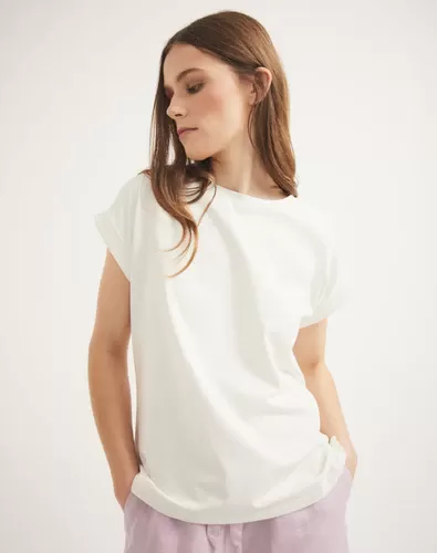 white polyester tshirt for women