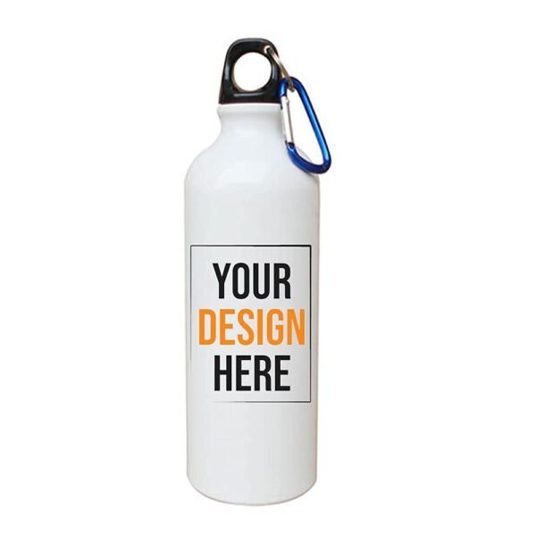Aluminium Your Photo Personalised Printed Sports Sipper Water Bottle with Photo and Name Customized